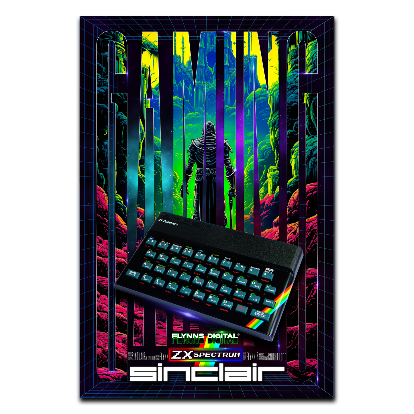 Knight Lore ZX Spectrum Gaming Poster