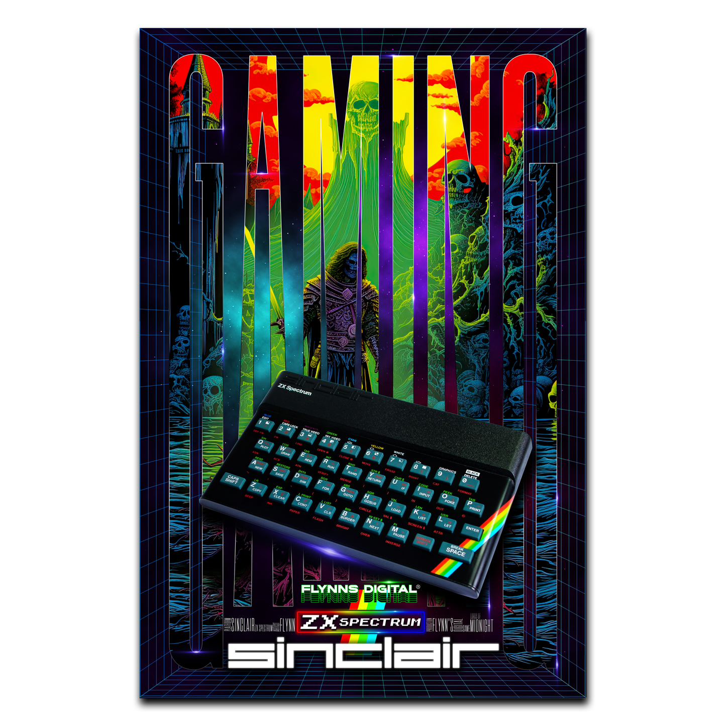 Lords of Midnight ZX Spectrum Gaming Poster