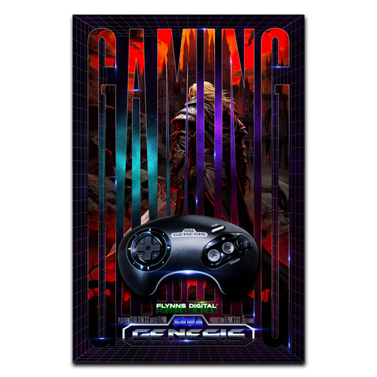 Castlevania SEGA Genesis Gaming Poster