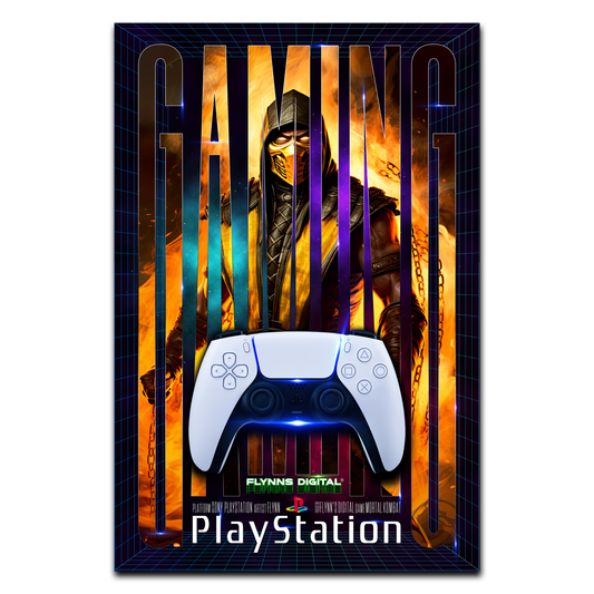 Mortal Kombat PlayStation 5 Gamer Poster