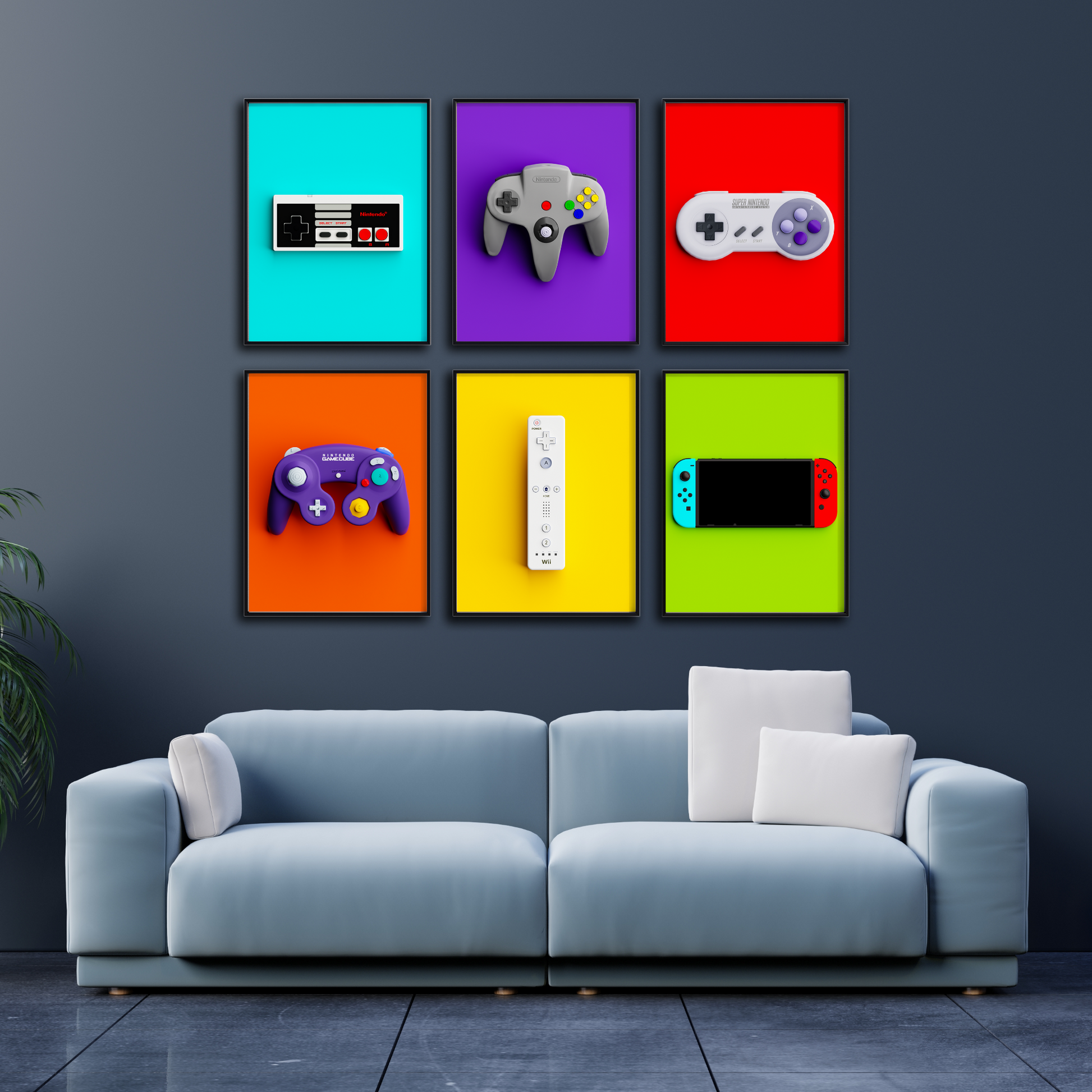 Nintendo Controllers Posters - Retro Flynn