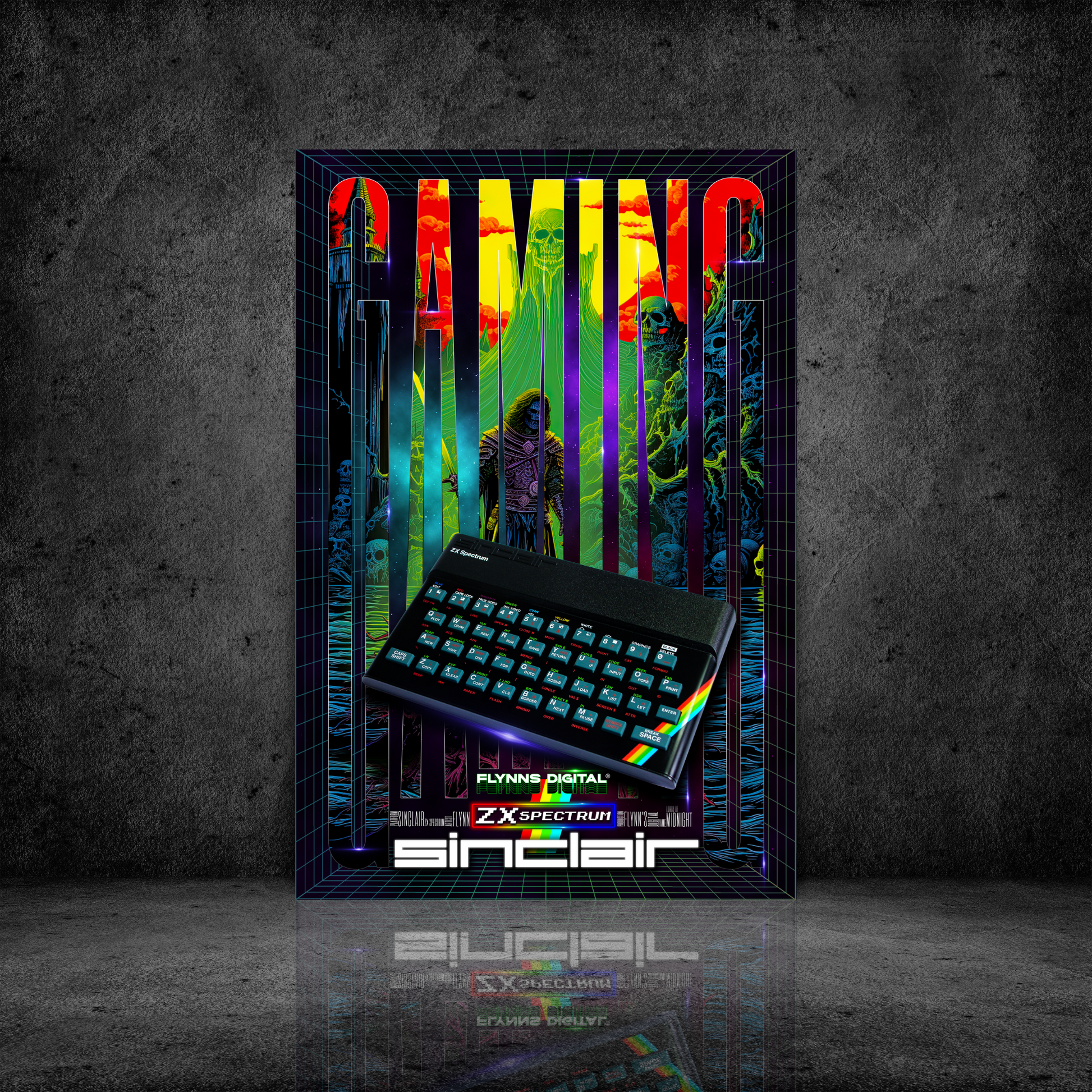 Lords of Midnight ZX Spectrum Gaming Poster - Retro Flynn