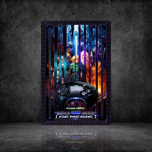 Shining Force II SEGA Genesis Gaming Poster - Retro Flynn
