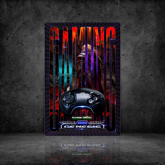 Castlevania SEGA Genesis Gaming Poster - Retro Flynn