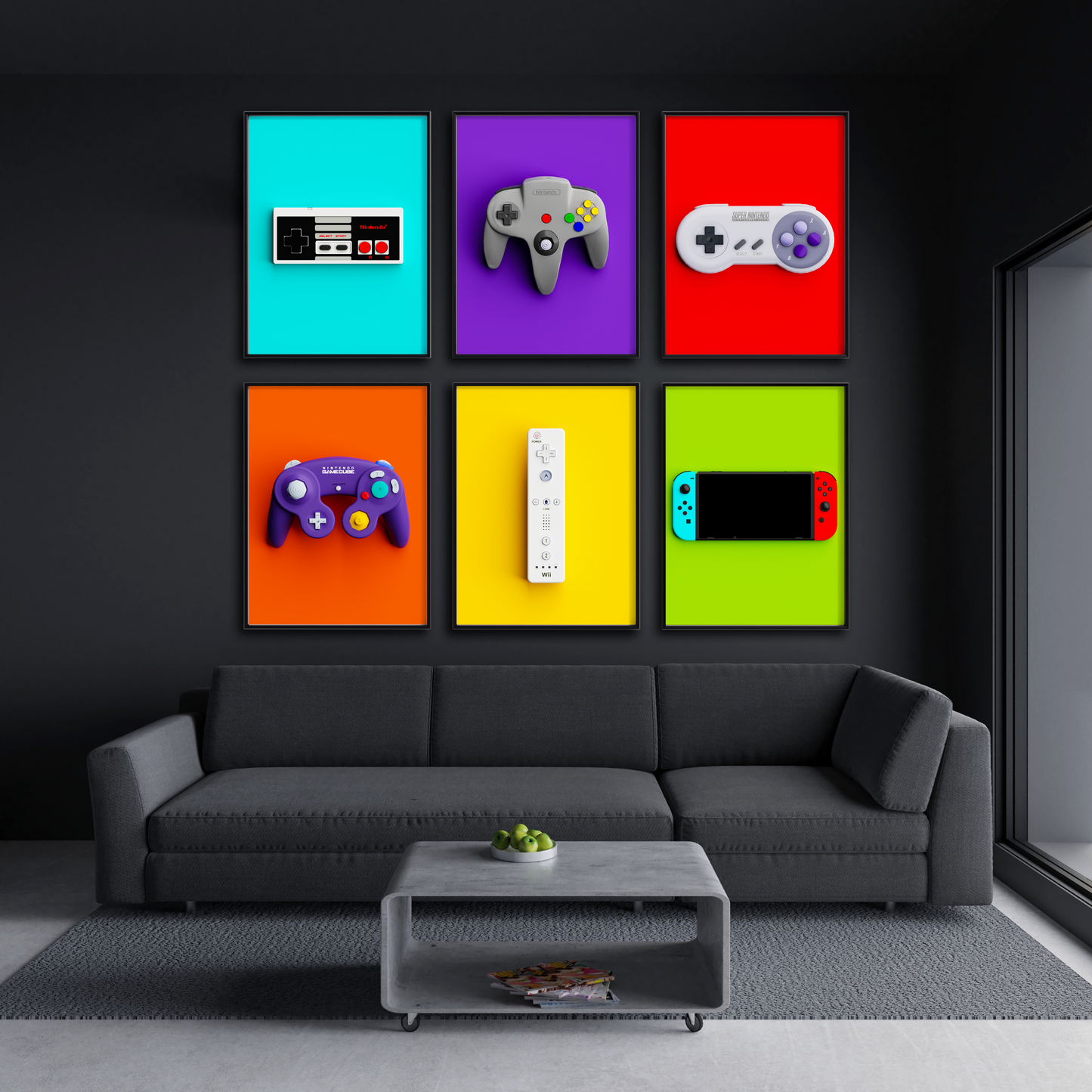 Nintendo Controllers Posters - Retro Flynn