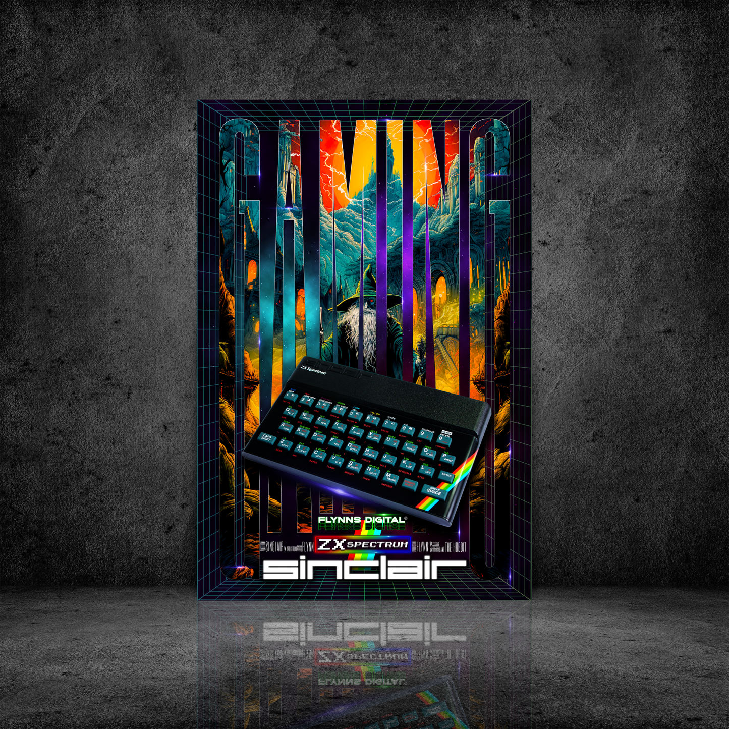 The Hobbit ZX Spectrum Gaming Poster - Retro Flynn