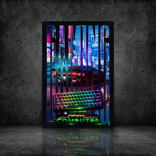 Cyberpunk 2077 PC Gamer Poster - Retro Flynn