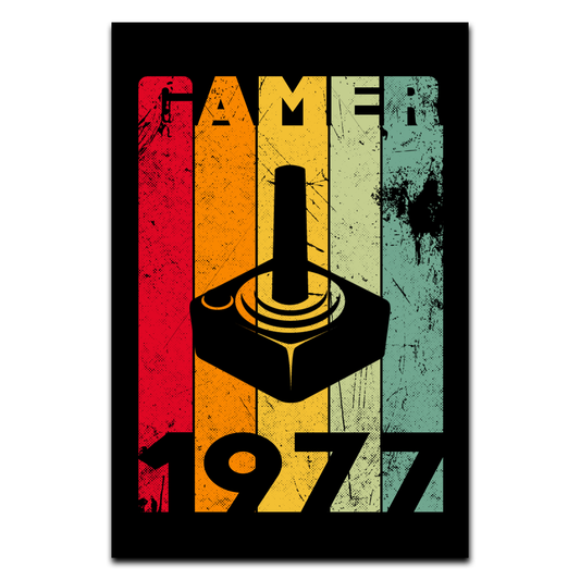 Atari Retro Gamer Poster