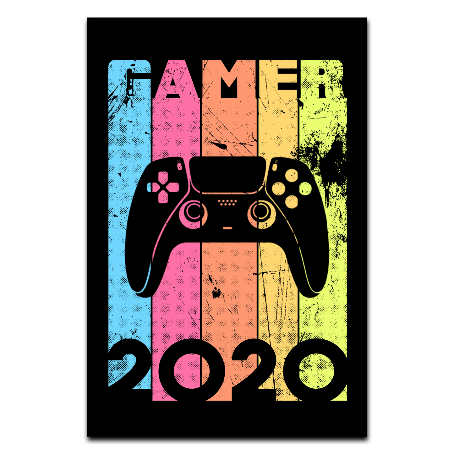 PlayStation 5 Retro Gamer Poster