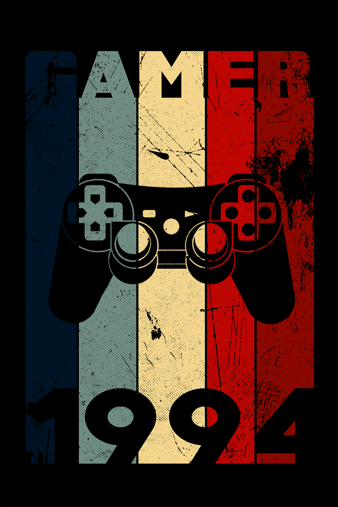 PlayStation Retro Gamer Poster - Retro Flynn