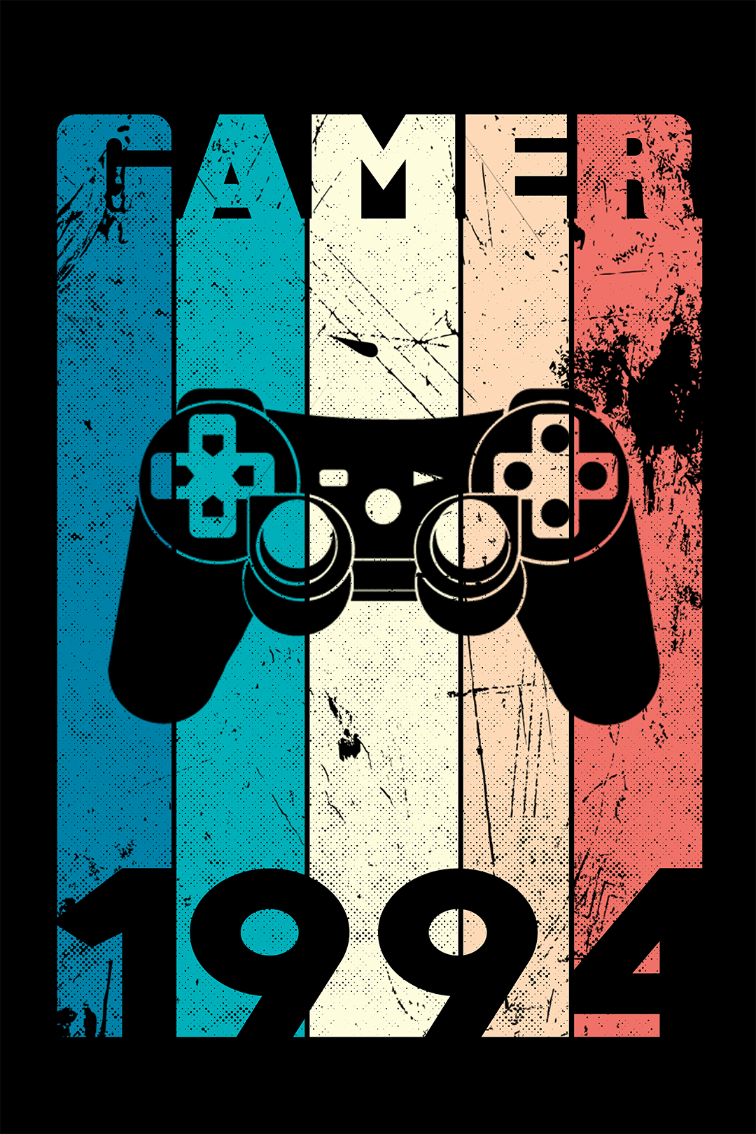 PlayStation Retro Gamer Poster - Retro Flynn