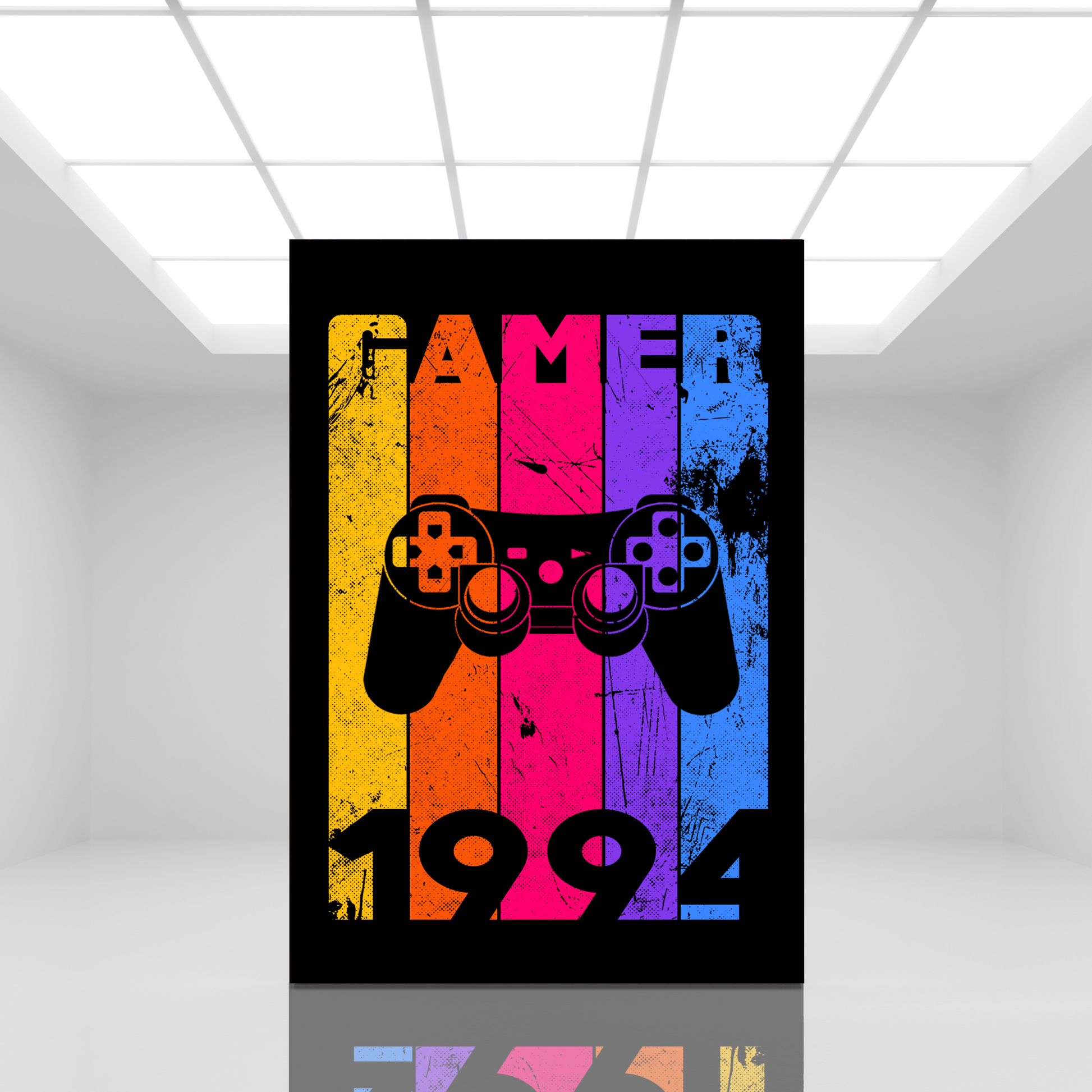 PlayStation Retro Gamer Poster - Retro Flynn