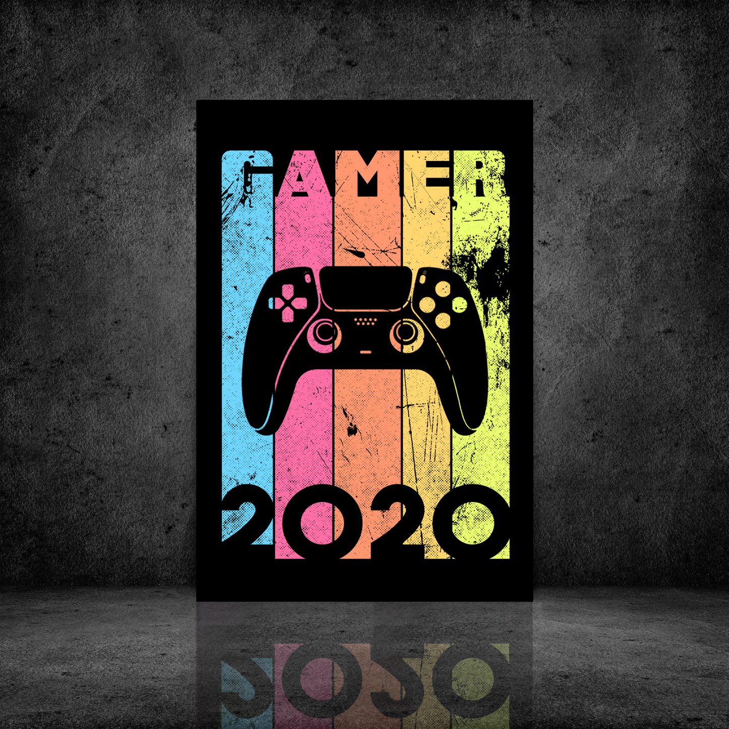 PlayStation 5 Retro Gamer Poster - Retro Flynn