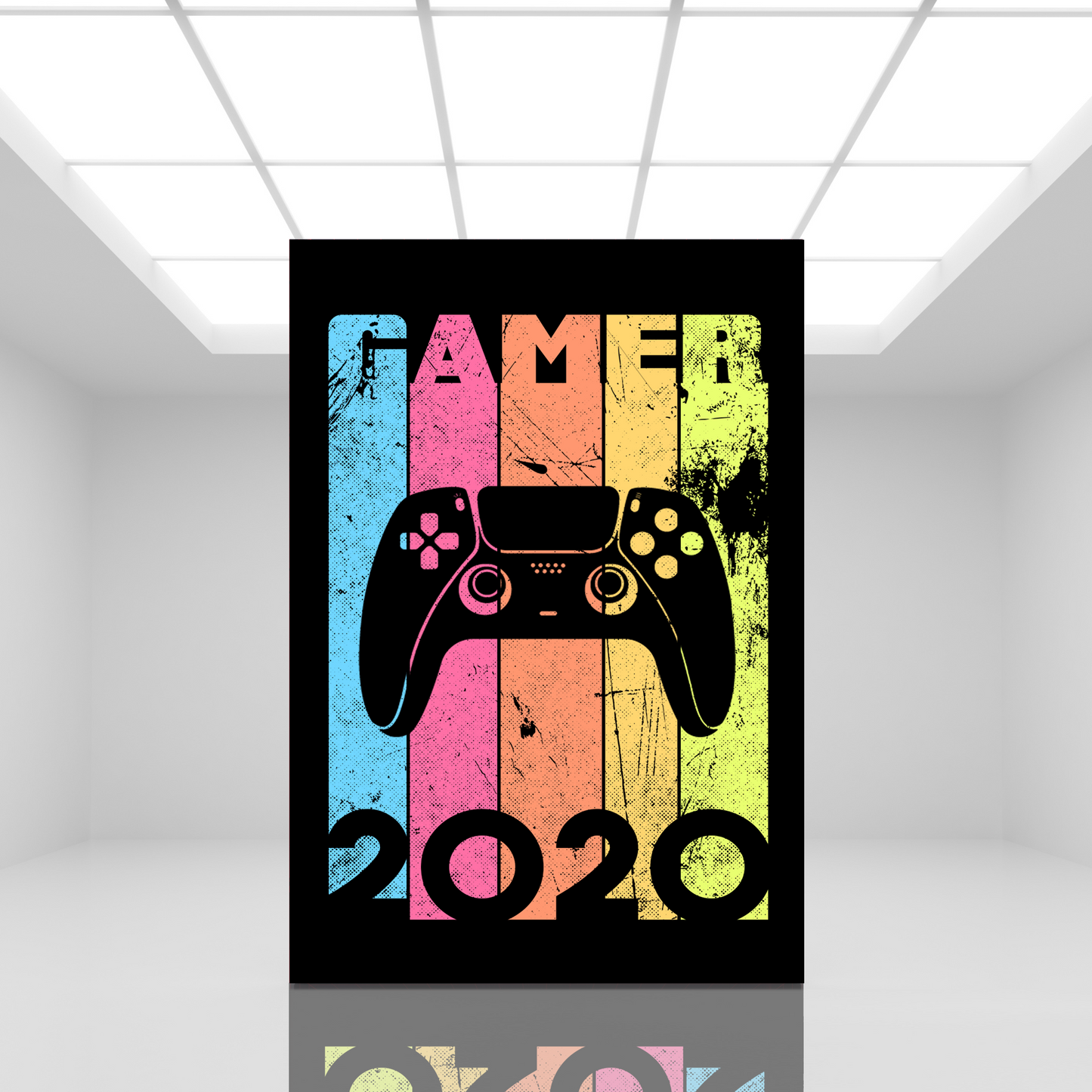 PlayStation 5 Retro Gamer Poster - Retro Flynn