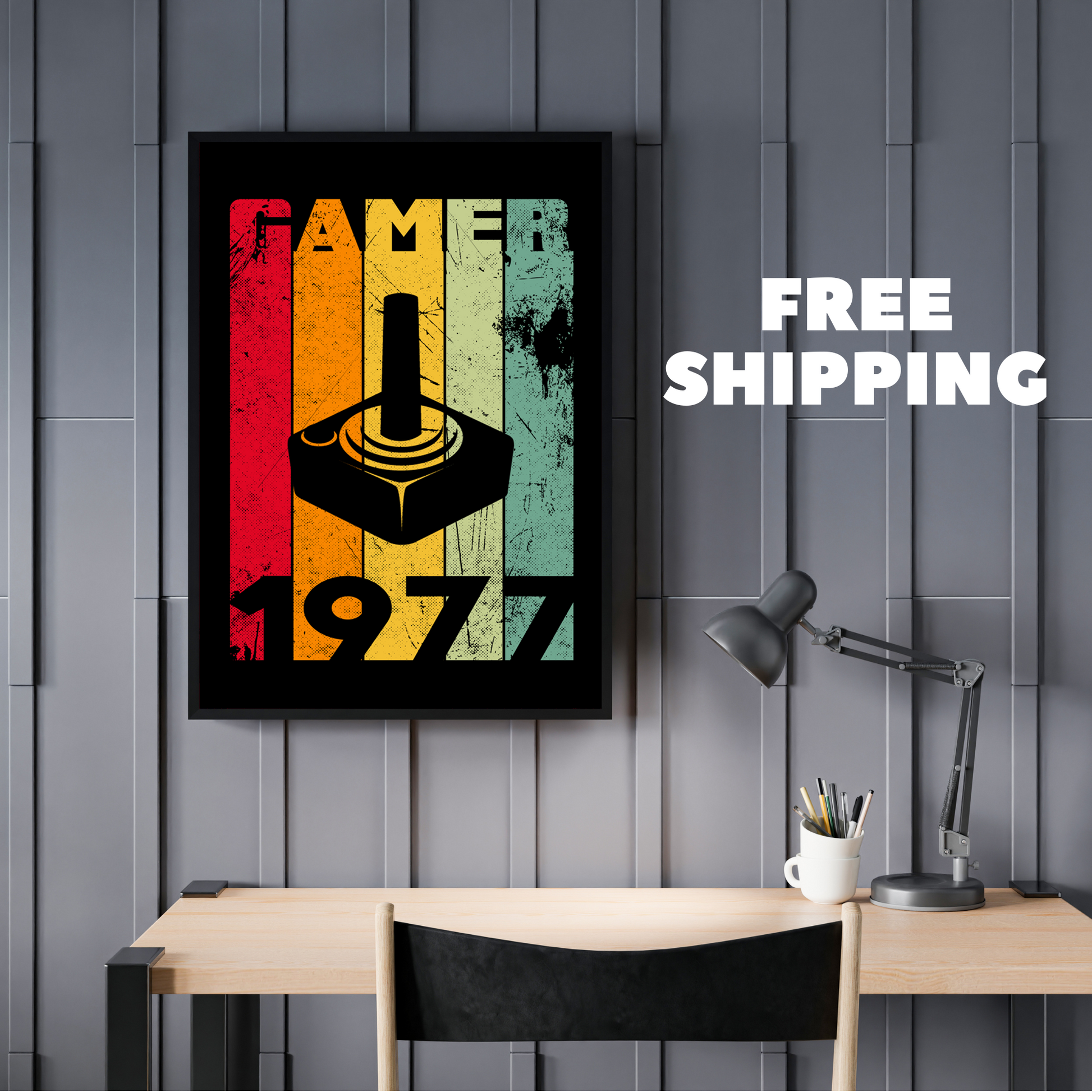 Atari Retro Gamer Poster - Retro Flynn