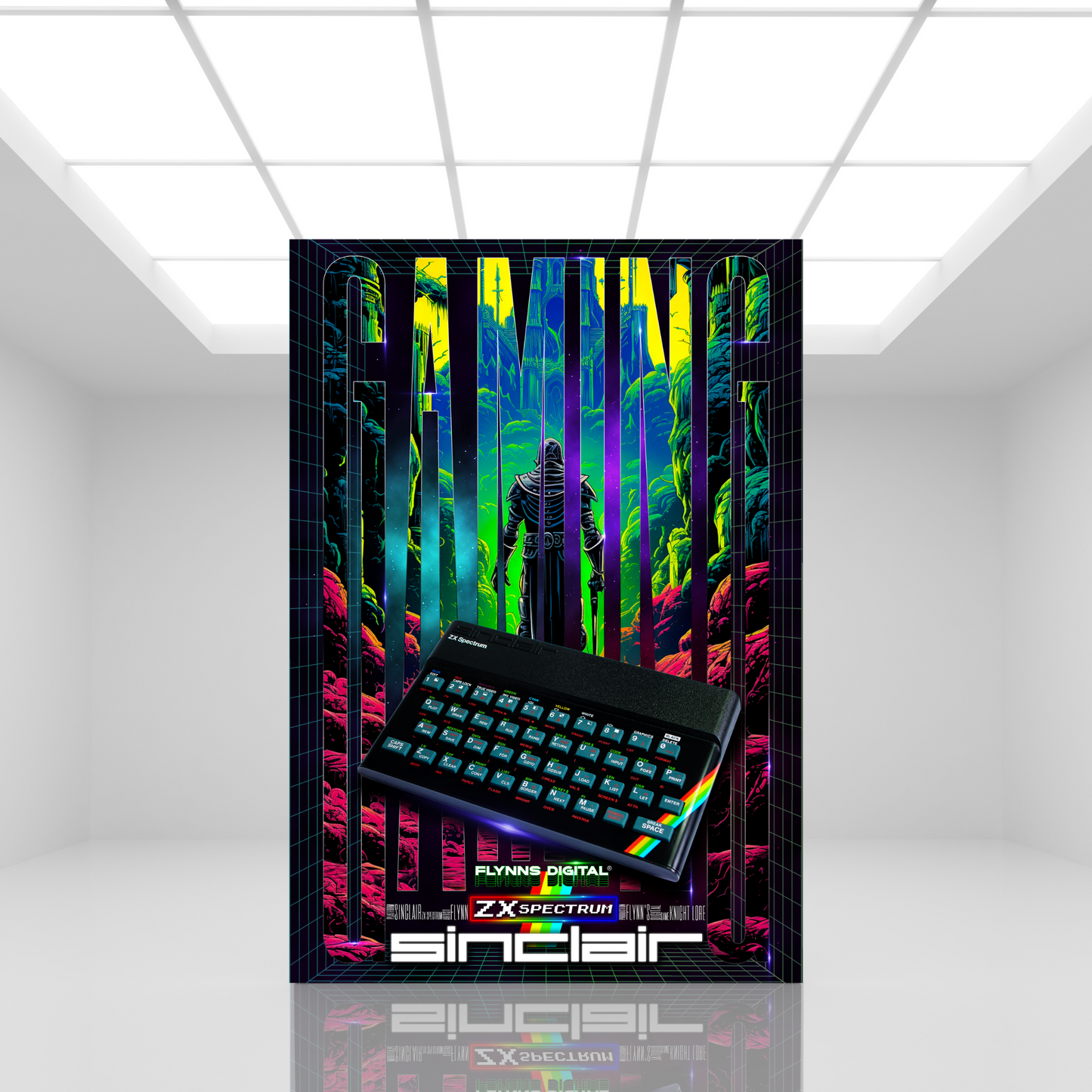 Knight Lore ZX Spectrum Gaming Poster - Retro Flynn