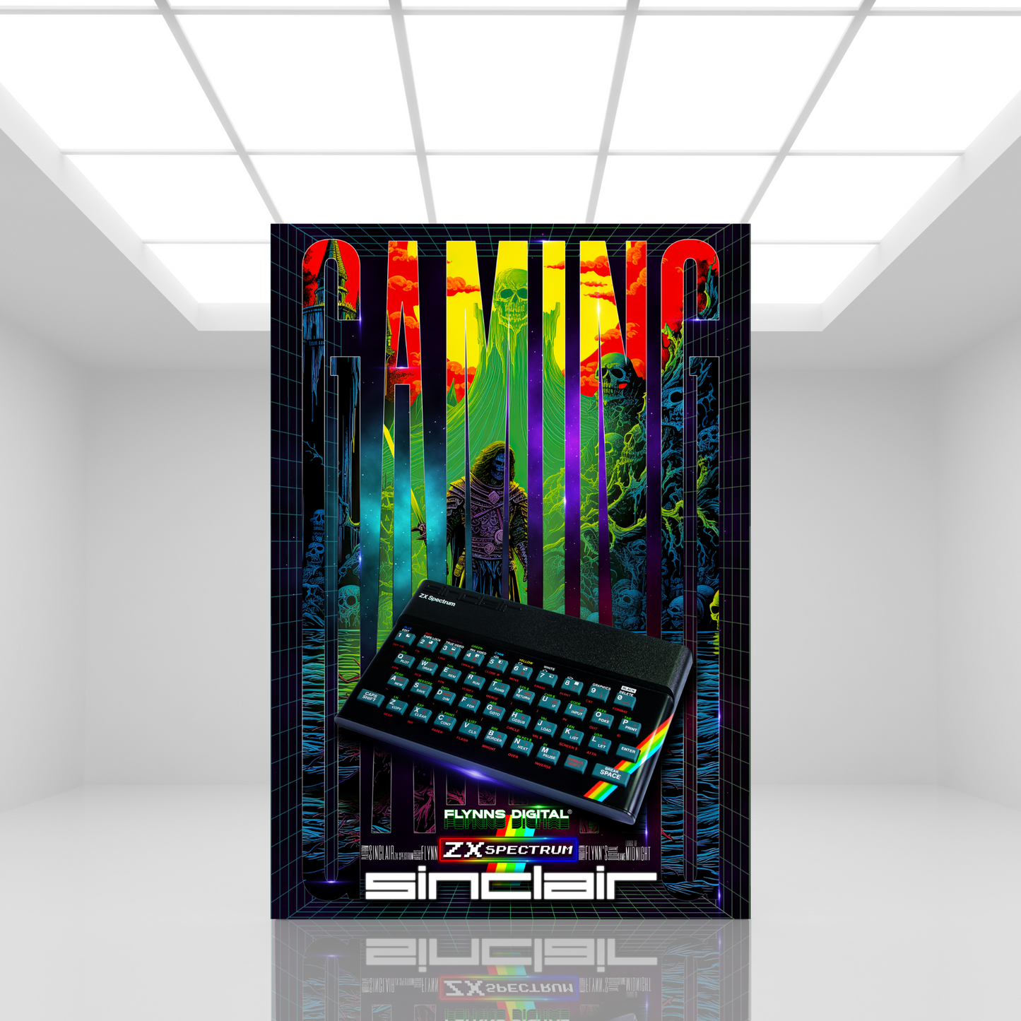 Lords of Midnight ZX Spectrum Gaming Poster - Retro Flynn