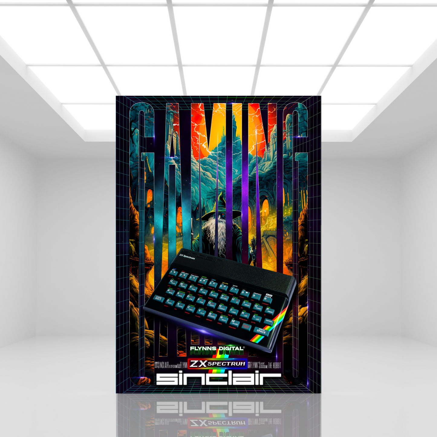 The Hobbit ZX Spectrum Gaming Poster - Retro Flynn