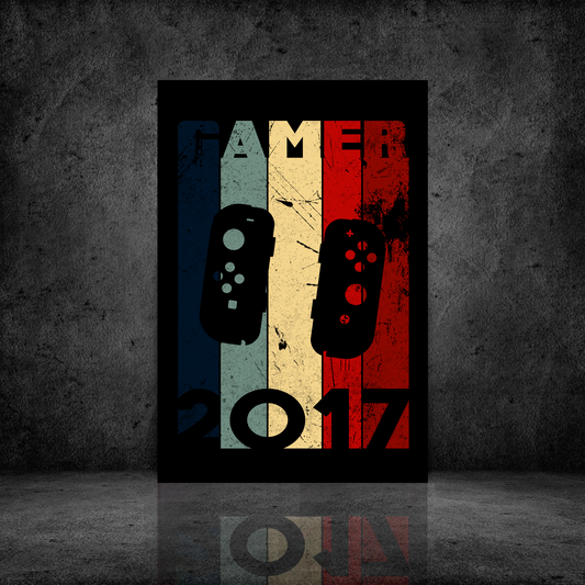 Nintendo Switch Retro Gamer Poster - Retro Flynn